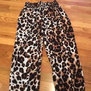 Bebe pull on palazzo pants